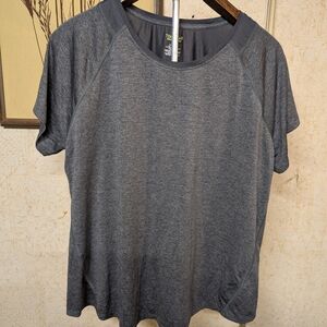 Women's Gray Athletic Top